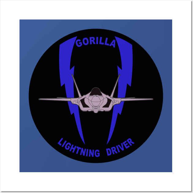 58th Fighter Squadron - F 35 Wall Art by MBK